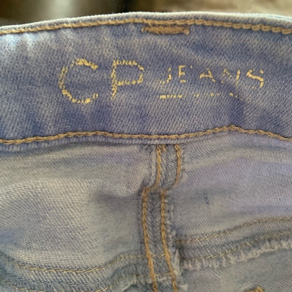 CP Jeans Blue Cut Off Denim Shorts size 5 - Picture 2 of 8